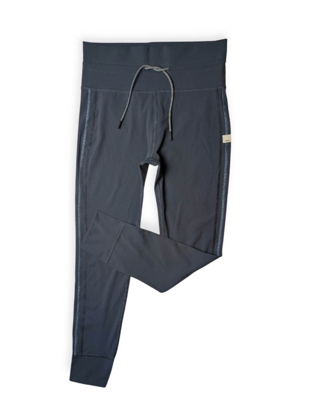 Vuori Daily Sport Leggings Azure Gray Drawstring Waist 7/8 #VW469 Women's Medium